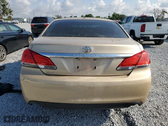 2012 Toyota Avalon with VIN 4T1BK3DB7CU454898, listed as a Copart auction lot 54720985 with Not Provided miles and Salvage Title. Bid and sale history available at DreamBid. Image 6.