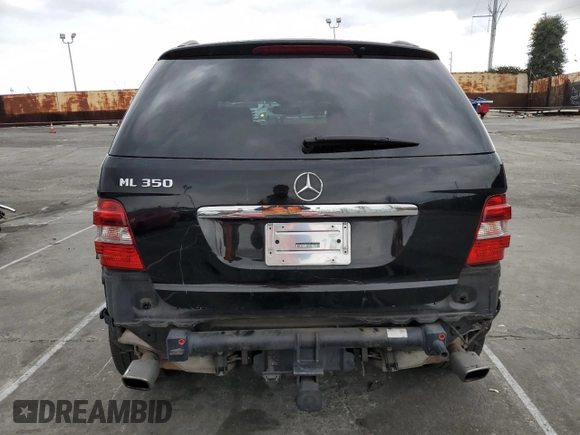 2009 Mercedes-Benz M 3.5L with VIN 4JGBB56E89A524440, listed as a Copart auction lot 43082805 with 185,084 mi miles and Salvage Title. Bid and sale history available at carsss.com. Image 6.