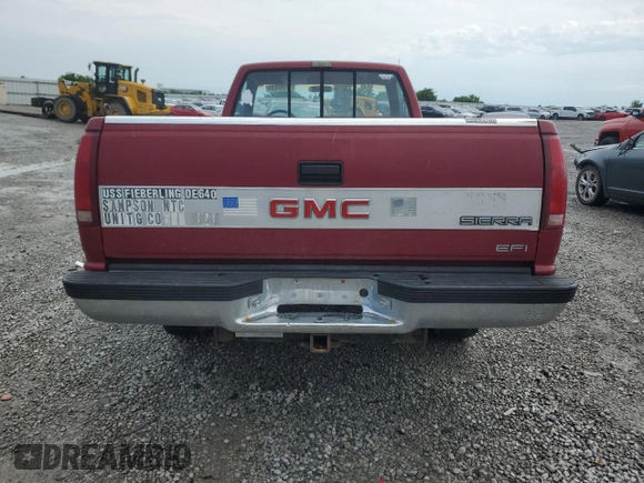 1990 GMC Sierra 1500 z VIN 1GTFC24K8LE514419, wystawiony jako Copart lot #57265335 z przebiegiem 162 045 mil mil oraz Szkoda całkowita • Salvage title. Historia ofert i sprzedaży dostępna na DreamBid. Obrazek 6.
