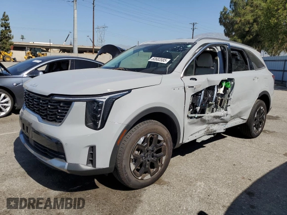 2024 Kia Sorento S with VIN 5XYRLDJC0RG270884, listed as a Copart auction lot 60683585 with 25,749 mi miles and Salvage title. Bid and sale history available at DreamBid. Image 1.