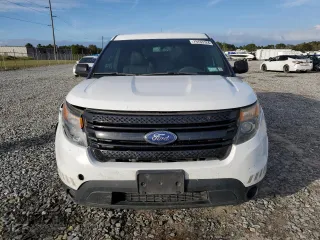 2015 Ford Utility Police Interceptor with VIN 1FM5K8AR8FGC67555, listed as a Copart auction lot 79763124 with 185,224 mi miles and Salvage Title. Bid and sale history available at carsss.com. Image 5.