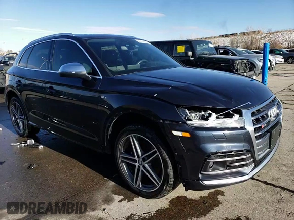 2018 Audi SQ5 with VIN WA1C4BFY9J2231103, listed as a Copart auction lot 42599285 with 94,182 mi miles and Salvage Title. Bid and sale history available at DreamBid. Image 14.