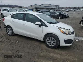 2016 Kia Rio LX with VIN KNADM4A35G6541748, listed as a Copart auction lot 46633465 with 103,324 mi miles and Non Repairable. Bid and sale history available at carsss.com. Image 4.