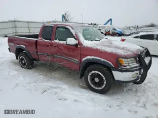 2002 Toyota Tundra SR5 with VIN 5TBBT44162S270417, listed as a Copart auction lot 45382645 with 185,437 mi miles and Salvage Title. Bid and sale history available at carsss.com. Image 4.