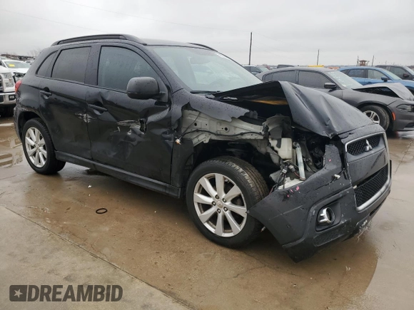 2012 Mitsubishi Outlander Sport SE with VIN JA4AP4AU2CZ006207, listed as a Copart auction lot 45045665 with 159,196 mi miles and Salvage Title. Bid and sale history available at carsss.com. Image 4.