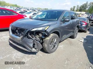 2023 Nissan Rogue S with VIN 5N1BT3AA7PC893183, listed as a IAAI auction lot 41983048 with 34,837 mi miles. Bid and sale history available at carsss.com. Image 20.
