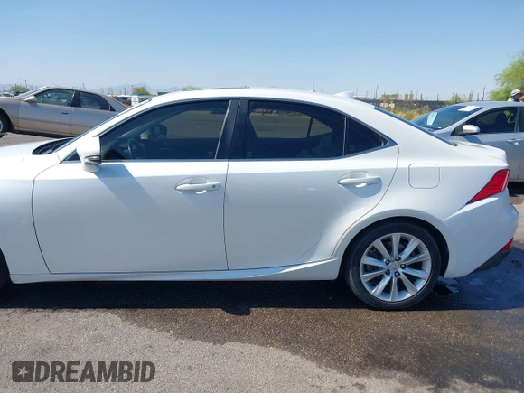 2014 Lexus IS 250 with VIN JTHBF1D20E5036112, listed as a IAAI auction lot 42619779 with 161,572 mi miles and . Bid and sale history available at DreamBid. Image 14.