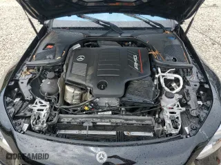 2021 Mercedes-Benz AMG GT with VIN W1K7X6BB8MA041493, listed as a Copart auction lot 69057174 with 26,573 mi miles and Salvage Title. Bid and sale history available at carsss.com. Image 11.