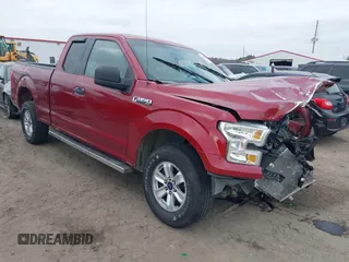 2017 Ford F-150 XL with VIN 1FTEX1E84HKD63147, listed as a IAAI auction lot 41148445 with 106,670 mi miles. Bid and sale history available at carsss.com. Image 1.