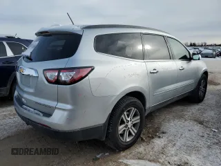 2015 Chevrolet Traverse LT with VIN 1GNKVGKDXFJ312453, listed as a Copart auction lot 45492385 with 135,295 mi miles and Salvage Title. Bid and sale history available at DreamBid. Image 3.