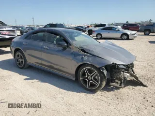2023 Mercedes-Benz CLA with VIN W1K5J4HB6PN372560, listed as a Copart auction lot 52734945 with 14,754 mi miles and Salvage Title. Bid and sale history available at carsss.com. Image 4.