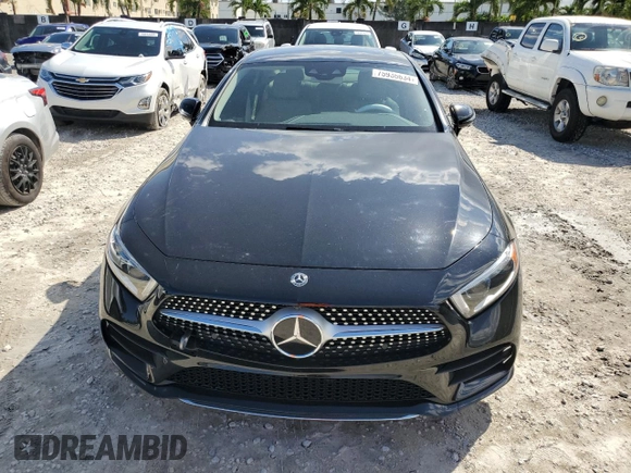 2019 Mercedes-Benz CLS with VIN WDD2J5JB7KA039724, listed as a Copart auction lot 75936634 with 30,424 mi miles and Salvage Title. Bid and sale history available at carsss.com. Image 5.