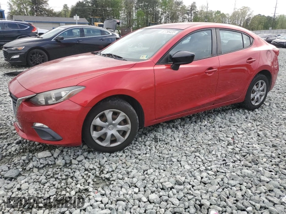2015 Mazda 3 i SV with VIN JM1BM1T76F1232259, listed as a Copart auction lot 52756435 with 106,336 mi miles and Salvage Title. Bid and sale history available at DreamBid. Image 1.