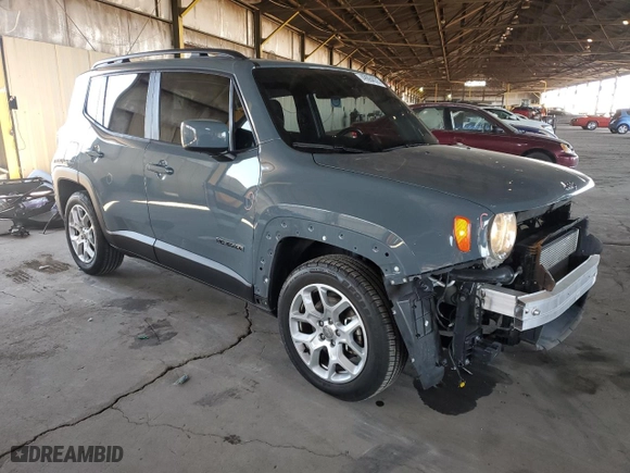 2017 Jeep Renegade Latitude with VIN ZACCJABB1HPG33336, listed as a Copart auction lot 49984035 with 42,874 mi miles and Salvage Title. Bid and sale history available at carsss.com. Image 4.