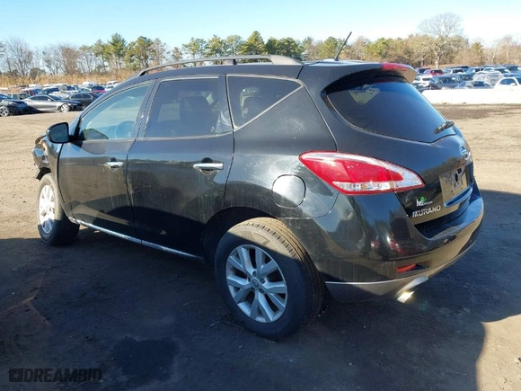 2013 Nissan Murano SL with VIN JN8AZ1MW9DW319516, listed as a IAAI auction lot 40953487 with 105,969 mi miles. Bid and sale history available at carsss.com. Image 3.
