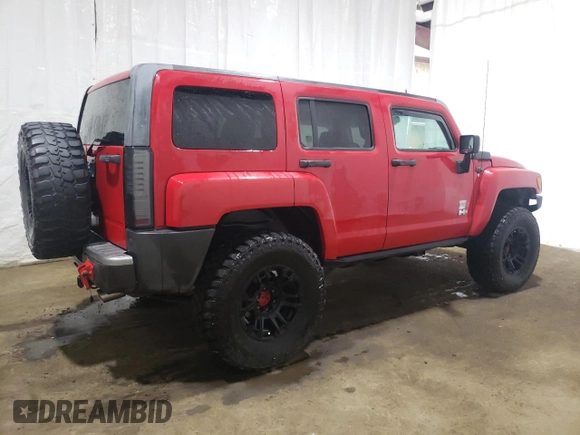 2007 Hummer H3 SUV with VIN 5GTDN13E878141547, listed as a Copart auction lot 61927114 with 162,766 mi miles and Clean Title. Bid and sale history available at carsss.com. Image 3.