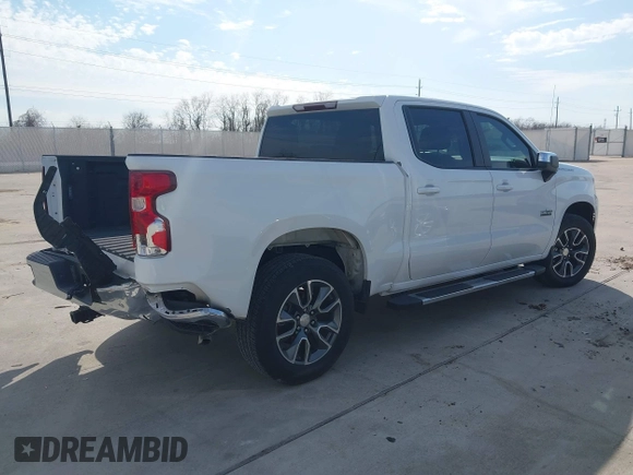 2022 Chevrolet Silverado 1500 LT with VIN 2GCPACED3N1518558, listed as a IAAI auction lot 41660181 with 57,006 mi miles. Bid and sale history available at carsss.com. Image 4.