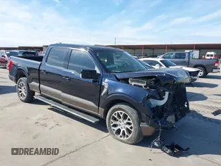 2021 Ford F-150 XL with VIN 1FTFW1E83MFD05167, listed as a IAAI auction lot 39005032 with 57,659 mi miles. Bid and sale history available at carsss.com. Image 1.