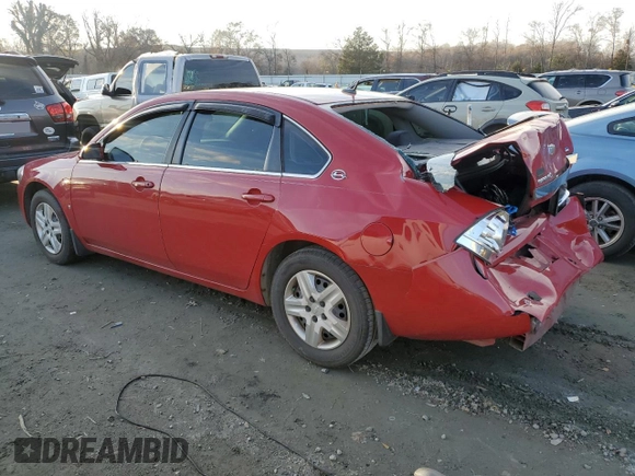 2008 Chevrolet Impala LS z VIN 2G1WB58K789203372, wystawiony jako Copart lot #54586945 z przebiegiem 141 290 mil mil oraz Szkoda całkowita • Salvage title. Historia ofert i sprzedaży dostępna na DreamBid. Obrazek 2.