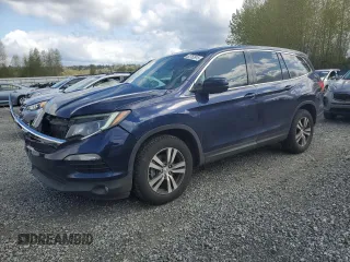 2016 Honda Pilot EX-L z VIN 5FNYF5H59GB006955, wystawiony jako Copart lot #52753915 z przebiegiem 162 552 mil mil oraz Szkoda całkowita • Salvage title. Historia ofert i sprzedaży dostępna na DreamBid. Obrazek 1.