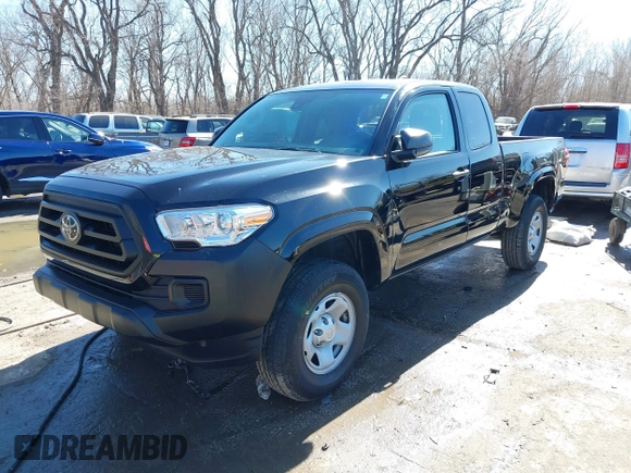 2023 Toyota Tacoma SR with VIN 3TYRX5GN9PT075342, listed as a IAAI auction lot 41652456 with 9,690 mi miles and . Bid and sale history available at DreamBid. Image 18.