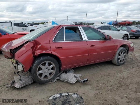 2002 Cadillac Seville Touring STS with VIN 1G6KY54902U132357, listed as a Copart auction lot 42008795 with 111,014 mi miles and Salvage Title. Bid and sale history available at carsss.com. Image 3.