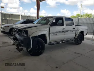 2008 Toyota Tacoma PreRunner with VIN 3TMJU62N48M049957, listed as a Copart auction lot 59840375 with 217,191 mi miles and Salvage title. Bid and sale history available at DreamBid. Image 1.