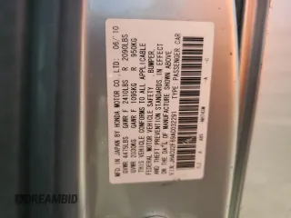 2010 Acura TSX с VIN JH4CU2F69AC032291, выставлен на аукционе Copart как лот 62760415 с пробегом 162 587 миль миль и Чистый • Clean title. История ставок и продаж доступна на DreamBid. Изображение 12.