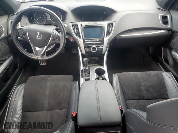 2020 Acura TLX w/A-Spec Pkg with VIN 19UUB1F60LA011402, listed as a Copart auction lot 47825525 with 96,416 mi miles and Salvage Title. Bid and sale history available at carsss.com. Image 8.