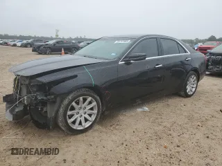 2015 Cadillac CTS with VIN 1G6AP5SXXF0118124, listed as a Copart auction lot 53747665 with 117,800 mi miles and Salvage Title. Bid and sale history available at DreamBid. Image 1.