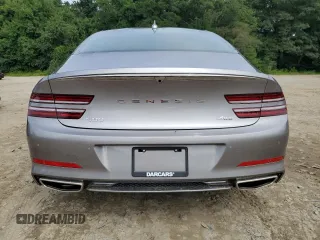 2023 Genesis G80 2.5T with VIN KMTGB4SC4PU193054, listed as a Copart auction lot 66699664 with 26,074 mi miles and Salvage Title. Bid and sale history available at DreamBid. Image 6.