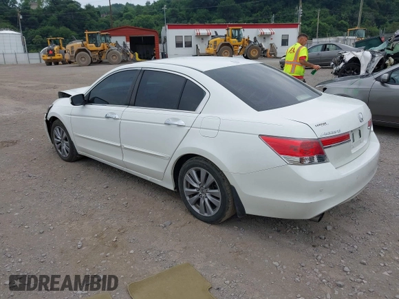 2011 Honda Accord EX-L with VIN 1HGCP3F80BA030444, listed as a IAAI auction lot 42728258 with 84,085 mi miles and . Bid and sale history available at DreamBid. Image 3.