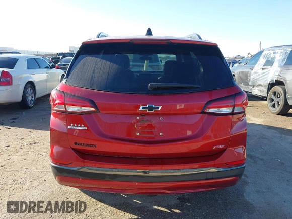 2022 Chevrolet Equinox RS with VIN 2GNAXMEV0N6138347, listed as a IAAI auction lot 41655277 with 26,526 mi miles and . Bid and sale history available at DreamBid. Image 16.