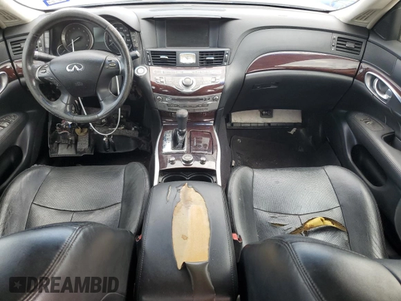 2011 Infiniti M37 with VIN JN1BY1AP3BM325212, listed as a Copart auction lot 80024664 with 0 mi miles and Clean Title. Bid and sale history available at carsss.com. Image 8.
