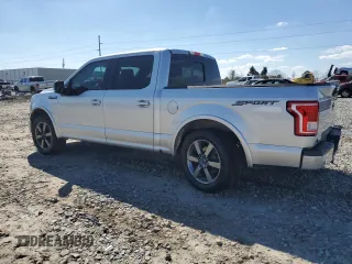 2015 Ford F-150 XL with VIN 1FTEW1CF2FKF15203, listed as a Copart auction lot 46581995 with 159,976 mi miles and Salvage Title. Bid and sale history available at carsss.com. Image 2.
