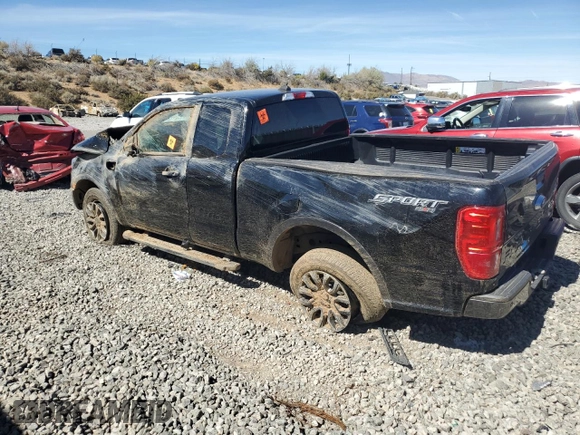2019 Ford Ranger XL with VIN 1FTER1FH0KLA83106, listed as a Copart auction lot 72640274 with 46,075 mi miles and Salvage Title. Bid and sale history available at DreamBid. Image 2.