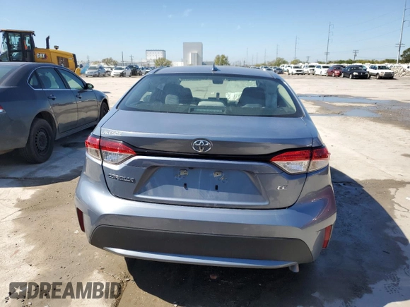 2022 Toyota Corolla LE with VIN 5YFEPMAE7NP383953, listed as a Copart auction lot 50346205 with 18,498 mi miles and Salvage Title. Bid and sale history available at carsss.com. Image 6.