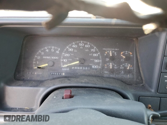 1997 Chevrolet Silverado 1500 with VIN 2GCEK19R3V1281262, listed as a Copart auction lot 41913745 with 218,949 mi miles and Clean Title. Bid and sale history available at DreamBid. Image 9.