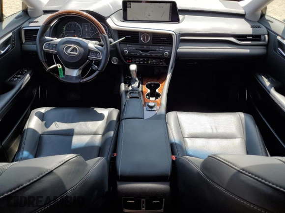 2018 Lexus RX 350 with VIN JTJBZMCA1J2034266, listed as a Copart auction lot 59900105 with 44,171 mi miles and Salvage title. Bid and sale history available at DreamBid. Image 8.