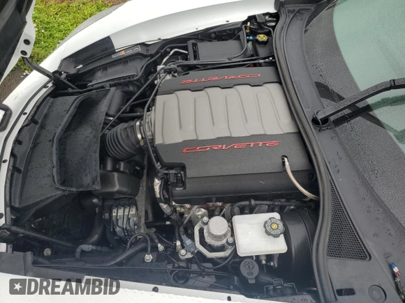 2017 Chevrolet Corvette Grand Sport 2LT with VIN 1G1YY2D77H5101557, listed as a Copart auction lot 74823244 with 0 mi miles and Salvage Title. Bid and sale history available at carsss.com. Image 11.