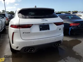 2023 Jaguar F-Pace SVR with VIN SADCZ2EE7PA704580, listed as a Copart auction lot 74357134 with Not Provided miles and Salvage Title. Bid and sale history available at DreamBid. Image 6.
