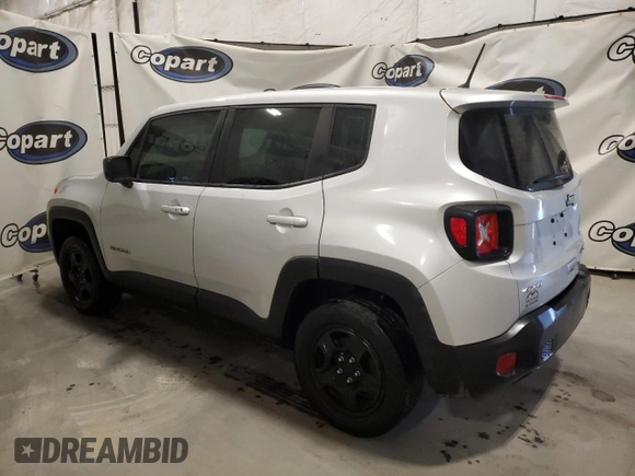 2020 Jeep Renegade Sport z VIN ZACNJBAB0LPL24947, wystawiony jako Copart lot #54792725 z przebiegiem 75 045 mil mil oraz Czysty tytuł • Clean title. Historia ofert i sprzedaży dostępna na DreamBid. Obrazek 2.