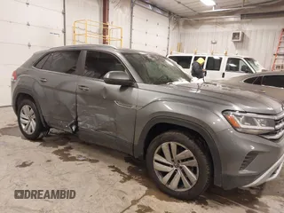 2020 Volkswagen Atlas SE with VIN 1V26E2CA9LC230374, listed as a IAAI auction lot 41336609 with 52,500 mi miles and . Bid and sale history available at DreamBid. Image 1.