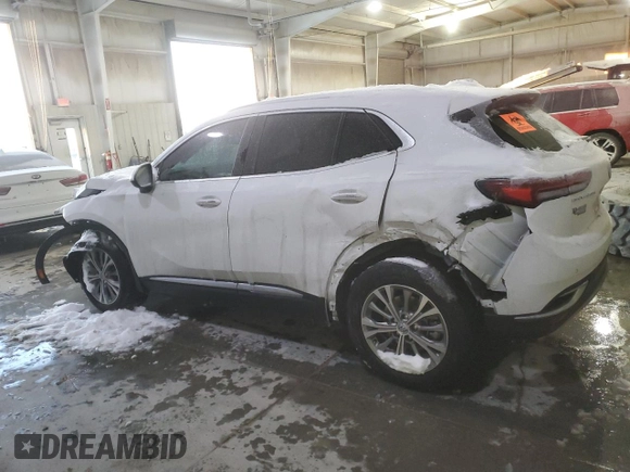 2022 Buick Envision Preferred with VIN LRBAZLR4XND158555, listed as a Copart auction lot 87536115 with Not Provided miles and Salvage Title. Bid and sale history available at carsss.com. Image 2.