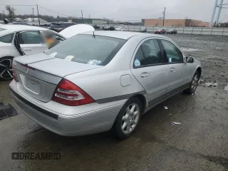 2002 Mercedes-Benz C 230/260/280/320 with VIN WDBRF61J62F291411, listed as a Copart auction lot 49025615 with Not Provided miles and Salvage Title. Bid and sale history available at DreamBid. Image 3.
