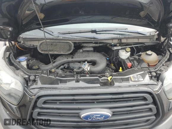 2015 Ford Transit XL with VIN 1FBZX2YM4FKA59494, listed as a Copart auction lot 59862075 with 119,242 mi miles and Salvage title. Bid and sale history available at DreamBid. Image 12.