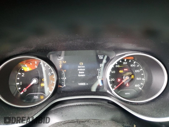 2018 Jeep Compass Limited with VIN 3C4NJDCB4JT333992, listed as a Copart auction lot 50012535 with 103,835 mi miles and Clean title. Bid and sale history available at DreamBid. Image 9.