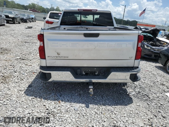 2021 Chevrolet Silverado 1500 LT with VIN 3GCUYDET2MG212792, listed as a Copart auction lot 72197924 with 80,770 mi miles and Salvage Title. Bid and sale history available at carsss.com. Image 6.