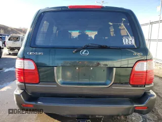 1999 Lexus LX 470 z VIN JT6HT00W0X0069481, wystawiony jako Copart lot #43588185 z przebiegiem 297 554 mil mil oraz Szkoda całkowita • Salvage title. Historia ofert i sprzedaży dostępna na DreamBid. Obrazek 6.