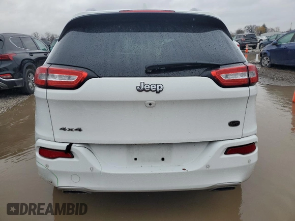 2018 Jeep Cherokee Overland with VIN 1C4PJMJX1JD602740, listed as a Copart auction lot 81806194 with 137,201 mi miles and Salvage Title. Bid and sale history available at carsss.com. Image 6.